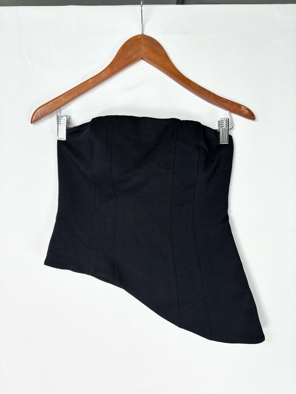 NEW KOOKAI Oyster Curve Corset Black EUR 38/US 4-6 Strapless
